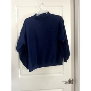 BOG Sport Vintage Blue Crewneck Sweater with Front Pocket